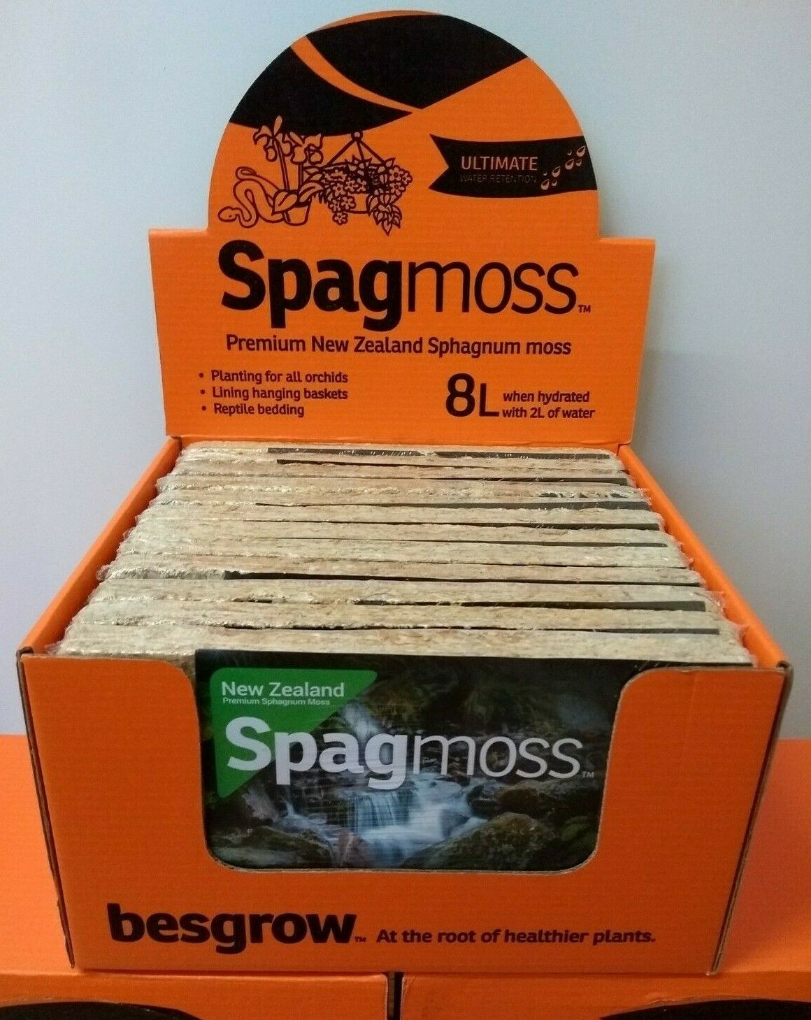 New Zealand Sphagnum Moss 8L * Orchids * Reptile Beds * Terrarium image 0